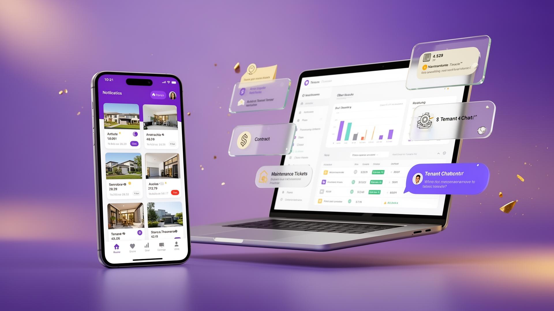 Aplicativo e painel administrativo ZIP Imobiliária